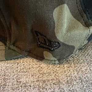 New Era Green and Black Camouflage Cap